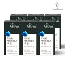 [비타민하우스]파이토 멀티비타민 포맨 6병(12개월분)/자연유래, 단품, 단품