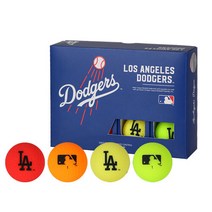 케이엔 [MLB] 골프공 LA Dodgers 3-Layer Color Golf Ball(12구) / BL185UGBTH002