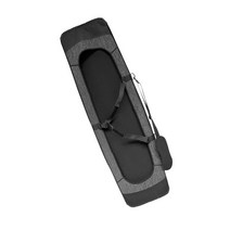 롱 보드 운반 케이스 조정 가능한 스트랩 만두 스킨 핸드백 스노우 보드 배낭 커버 스키 액세서리 데크 야외, 네오프렌, 회색