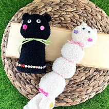 넘버원 뽀글이 양말 인형 만들기 1인세트 가성비 좋은 효자템, 2.곰돌이