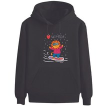 키밍 사자 후드티 남자 여자 스노우보드 커플 맨투맨