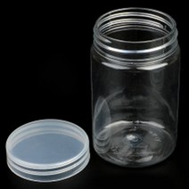 투명 플라스틱 보관 용기 원형 원통 비즈 파츠 구슬, 지름/용량, 7cm - 250ml, 1개
