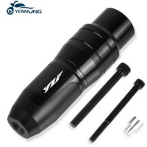 야마하 용 YZF R1 R3 R6 배기 프레임 슬라이더 충돌 패드 떨어지는 보호대 YZFR1 YZFR3 YZFR6 R125 R25 R1M R1S R6S, [02] ABlack