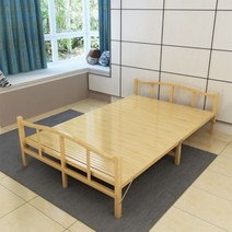 사우나평상 탈의실 목욕탕 접이식 찜질방 대나무 침대, 120x197cm 원색 협판