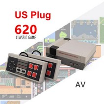 레트로 핸드 핸드 게임 콘솔 500/620/621 내장 NES 미국 8 비트 클래식 플레이어 오락실용 미니 TV, 01 US 4 Keys