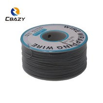 CBAZY 250m 전선 포장 10 색 단일 가닥 구리 30awg 케이블 OK 와이어 및, gray