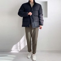 우연 숏 패딩 점퍼
