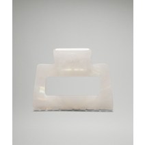 미국 룰루레몬 LULULEMON 208077 미디엄 클로 헤어 클립 - 화이트 오팔/실버스톤, White Opal/Silverstone_ONE SIZ