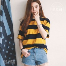 도오빠 여성 꿀벌 스트라이프 티셔츠 브이넥 긴소매 여자 긴팔 기본 T V넥 이너 베이직 긴팔티셔츠 학생 캐주얼 데일리 빅사이즈 3XL 10대 20대 30대 봄 여름 가을 기본티셔츠 브이넥티셔츠 여자티셔츠 18 800원