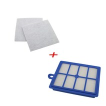 1PC 먼지 Hepa 호환 필터H12 H13 2PCS 모터면 필터필립스 Electrolux FC9172 FC9083 FC9258 FC9261 진공 청소기 부품