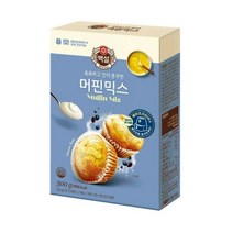 CJ더마켓 홈 베이킹 제과 제빵 빵 만들기 카페 디저트 아이 간식 백설머핀믹스 초코 핫 케익 와플 브라우니 쿠키 머핀 깨찰빵 식빵 500G, 30개