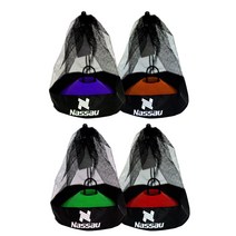 낫소 접시콘 세트 10개입 칼라콘 축구 연습 훈련용품, 오렌지