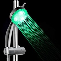 LED 샤워기 헤드 수도꼭지 수압상승, 1개, 1.LED음이온 스파샤워헤드(물온도)
