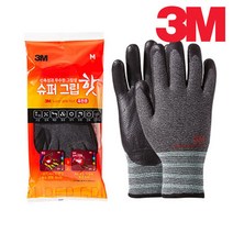 3M 겨울 혹한기 기모장갑 슈퍼그립 핫, L, 6개