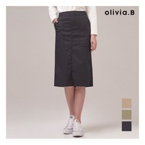 [올리비아] [B][패플단독특가]백슬릿 밴딩 스커트_VBCDKWM5131