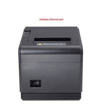 레이저각인 라벨프린터 고품질 오리지널 80mm 자동 절단기 열 영수증 프린터 Pos 주방 병렬직렬 포트이더넷, 04 Lan port_02 미국 플러그