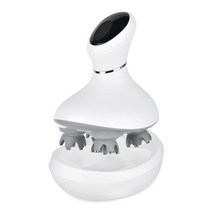 AGDOAD 스마트 헤드 두피 마사지 USB 충전 무선 헤드 마사지 장치 스트레스 릴렉스 바디 백 마사지 탈모 방, 01 아이보리_01 CHINA