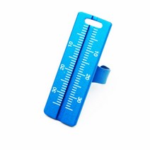 측량장비 1pc 스테인레스 스틸 치과 장비 Endo Span 측정 용 Endodontic Finger Ruler 스케일 게이지 Denti, 05 파란