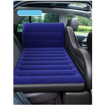 평판시트 화물차 평판 시트 자동차 공기 주입식 침대 뒷좌석 매트리스 후면 슬리핑 패드 SUV 여행 에어 쿠션 소파 야외 캠프 접이식 의자 플로트, 05 Blue