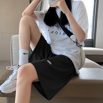 다다랜드 임산부 5부 와이드 트레이닝 팬츠