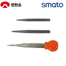 스마토 센터펀치 수동 자동 센타펀치 타공 천공 펀칭 초경 금긋기 기아기 편한손, 편한손자동센터펀치(대형), 1개