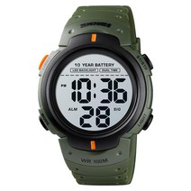 금장시계 메탈시계 가죽 SKMEI-야외 스포츠 100M 방수 디지털 시계 남자 패션 Led 라이트 스톱워치 손목