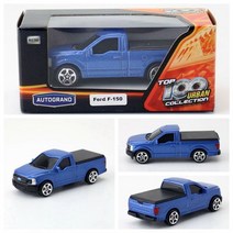 RMZ-시티 1:64 다이트 금속 장난감 스카니아 트럭 자동차 모델 BMW 폭스 바겐 벤스 도요타 포드 SUV 스포츠, 12 Ford F150-Blue