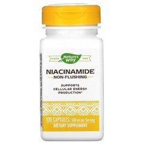 네이처스웨이 나이아신아마이드 500mg 100캡슐 니아신 비타민B3