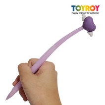 흔들볼펜 캐릭터 하트 볼펜 선물 중성펜 학용품, PB04 하트 흔들볼펜(색상랜덤)