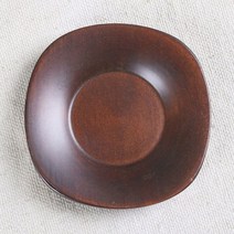 나nanr_둥근사각 찻잔받침 차탁(대) 나무 차용품 다기 받침 원형 다도구♥sksnfll, ♥sstarting