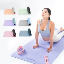 모아클래스 논슬립 특화 TPE 와이드 요가매트, 오렌지