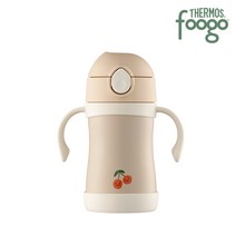 써모스 푸고 프리미엄 뉴트럴 시리즈 유아용 빨대컵 280ml TKFE-280, 뉴트럴베이지(BG)