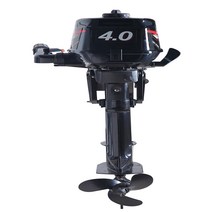 선외기 4.0Hp 2 스트로크 hangka 4.9Kw 수냉식 전원 선외 모터 가솔린 보트 엔진 2T), 한개옵션0
