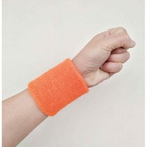 스포츠 손목 밴드 테니스 배구 보호대 안전 지원 땀 밴드 피트니스 체육관 1PC, Elastic 80x80 mm, Orange