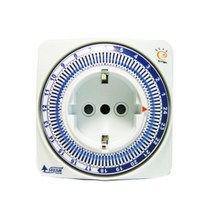 하이블루 타이머콘센트 24시간 타임 스위치 SJP-CP16H, 1세트