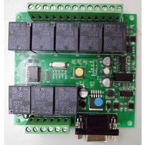 8 웨이 완전 절연 릴레이 출력 모듈 rs485 + 232 듀얼 직렬 포트 modbusrtu 산업용 제어, 한개옵션1, 한개옵션0