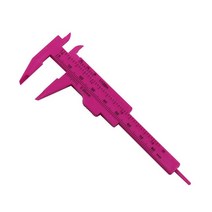 깊이게이지 0-80mm 플라스틱 버니어 캘리퍼스 목공 배관 모델 만들기 80mm 조리개 깊이 직경 게이지 측정 도구, [06] 0-80mm Rose Red, 06 0-80mm Rose Red
