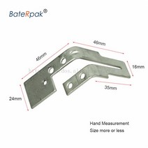 초음파컷딩기 레이저 슬라이딩 BateRpak 반자동 달아서 기계 히이터 머리 부속 묶는 난방 철사, 04 16MM Plate 1pcs