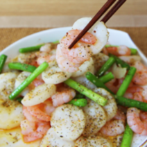 새우 관자 버터 구이 밀키트 가리비 관자 술안주 캠핑용 손님 초대 요리 홈파티용 1팩 (460g 2~3인용)