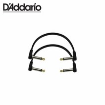 [심로악기] 공식수입정품 다다리오(daddario) 10CM 15CM PW-FPRR 플랫 패치 케이블 악기용 케이블 FLAT PATCH CABLE, 15CM PW-FPRR-206, 3개(개당 24500원)
