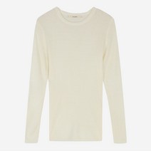 앳코너 아이보리 아크릴 골지 스웨터 ATSW7D205IV