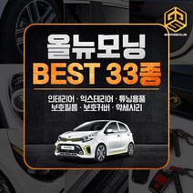 (골져스) 2017 올뉴모닝 튜닝 악세사리 인테리어 차량용품, 05_기아 원형 메탈 엠블럼 실버(A2)