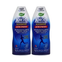 조인트 서포트 글루코사민 콘드로이친 MSM 히알루론산 Natures Way 33.8 oz 2팩