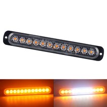 1pcs 스트로보 스코프 스트로보 12 led 플래시 라이트 자동 12-24v 비상 깜박이는 측면 마커 라이트 바 지속적으로 밝은 조명, 빨간색