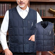 남성 경량 덕다운 패딩조끼