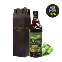 세븐네이처 매실 농축액 80% / 국내산 매실엑기스 매실원액 매실주스, 900ml