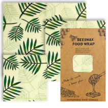 밀랍랩 과일 야채 포장 친환경 오가닉 허니 포켓 보관 대용량 환경 유기농 코튼 왁스 천 재사용 및 세척 가능한 오렌지 패턴 가정용 플라스틱 랩 교체 3 PCs세트, 없음