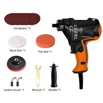 자동차 전동 폴리셔 기계 980W 3200rpm 폴리싱 머신 샌더 소형 휴대용 폴리시 왁싱 공구 파워 샌더.광택기, B EU Plug, 01 B EU Plug