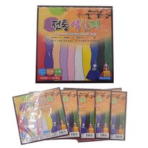칼라팬시 전통색한지 색종이 종이접기 10매 30개입 한박스, 전통 색한지 10매 30개입 한박스