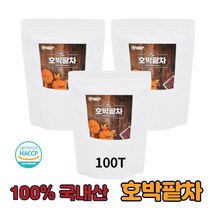호박티 호박팥차 호박차 팥호박차 국내산 늙은호박차 말린호박 우엉 건강에 좋은 차 삼각티백 100티백 대용량, 100티백 1팩